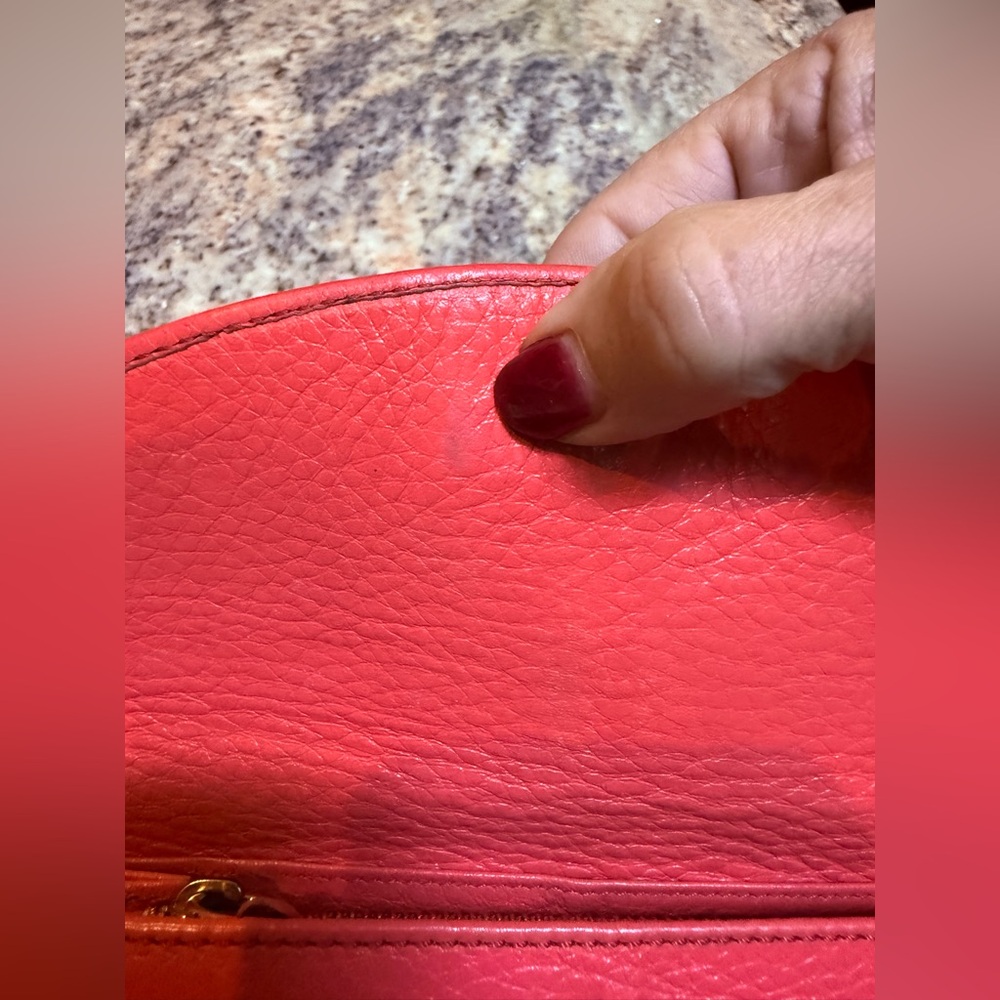 🧡 Authentic Chloé Paradise Pink Leather Wallet w/ authentication card. EUC - Picture 13 of 16